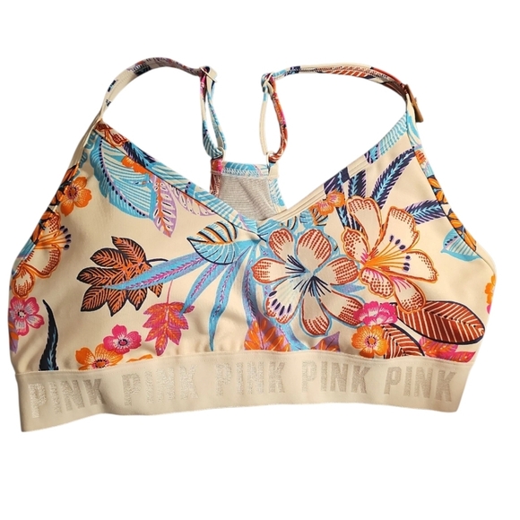 VS PINK ULTIMATE LIGHTLY LINED SPORTS BRA•Coconut White•NWT! - Picture 4 of 9